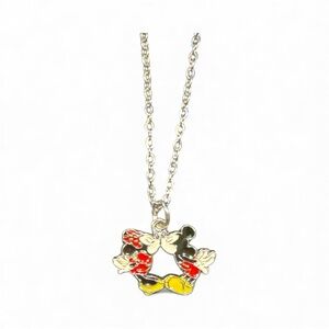 Disney Red and Yellow Mickey & Minnie Necklace